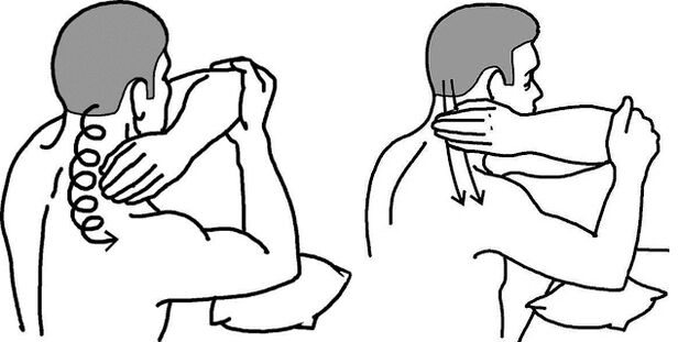 Zelfmassage voor osteochondrose van de nek