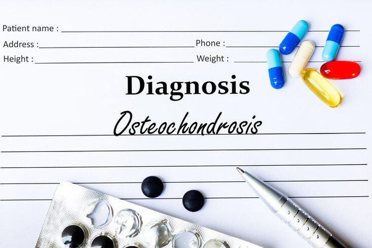 medicijnen voor het diagnosticeren van osteochondrose